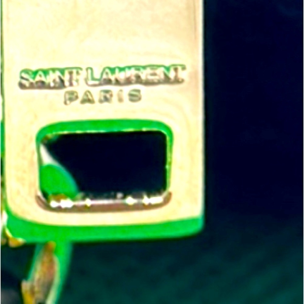 YSL SAINT LAURENT leather little bag authentic 100% - Picture 8 of 12